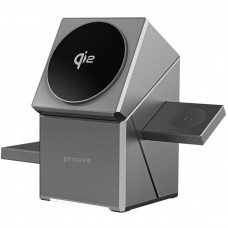 Бездротовий зарядний пристрій Proove Iron Hide 3 in 1 Qi2 Gray (WSIH15000003)