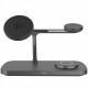 Бездротовий зарядний пристрій Proove Magnetic Field Pro 3 in 1 Qi2 Black (WSMP15002001)