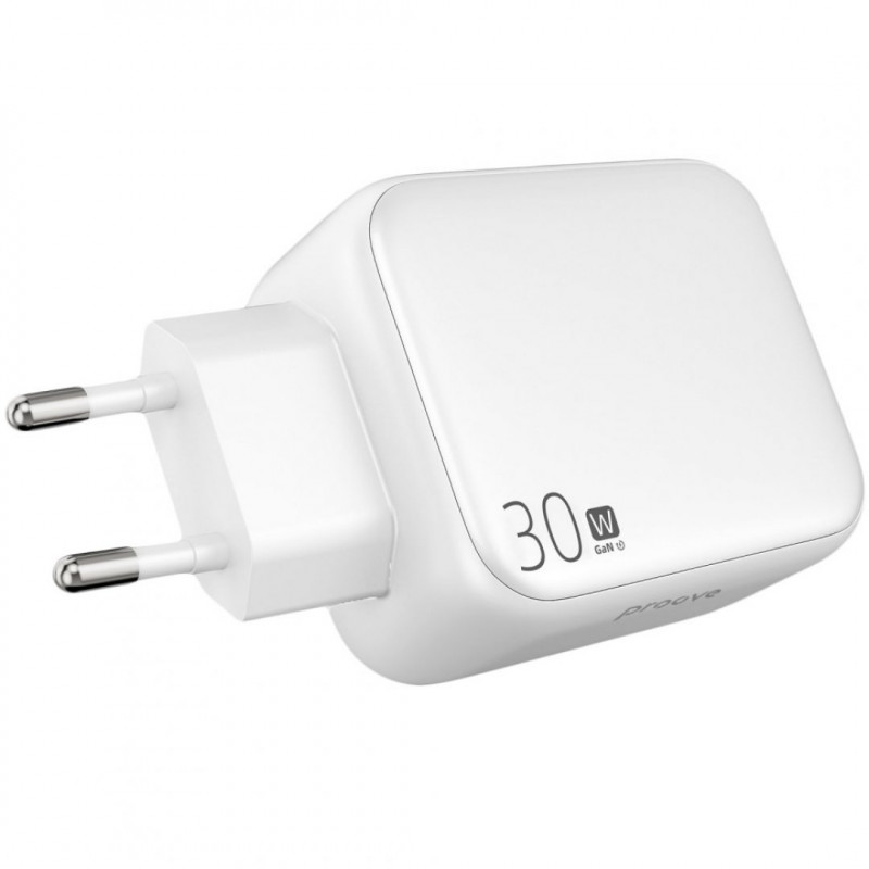 Мережевий зарядний пристрій Proove Fixtape GaN 30W (Type-C) White (WCFP30010202)