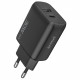Мережевий зарядний пристрій Proove Silicone Power 2 30W (Type-C + USB) Black (WCSP23110001)