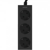 Мережевий фільтр Proove Magnet Strip (3xAC) 1.6m Black (PSMS25000001)