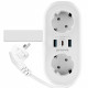 Мережевий фільтр Proove Supercoil 20W (2xAC + Type-C + 2xSB) 1.5m White (PSPS25002102)