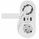 Мережевий фільтр Proove Supercoil 20W (2xAC + Type-C + 2xSB) 1.5m White (PSPS25002102)