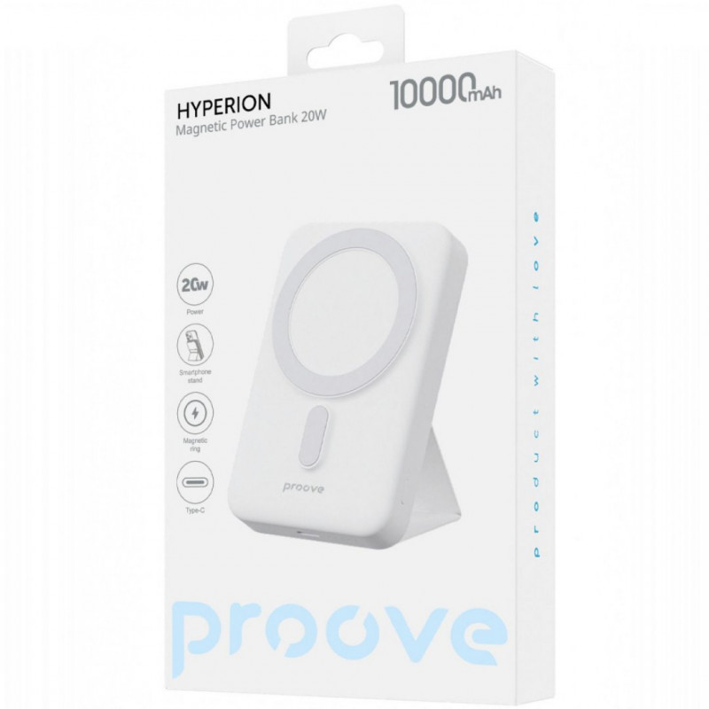 Павербанк Proove Hyperion 20W 10000mAh 2025 White (PBHN15020002)