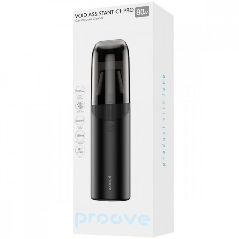 Портативный пылесос Proove Void Assistant С1 Pro (13000pa) Black (PAVC10751201)