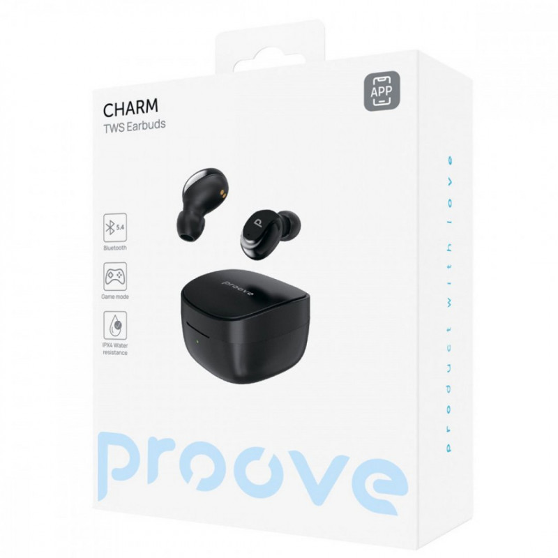 Беспроводные наушники Proove Charm TWS (APP) Silver (TWCH0001AP06)