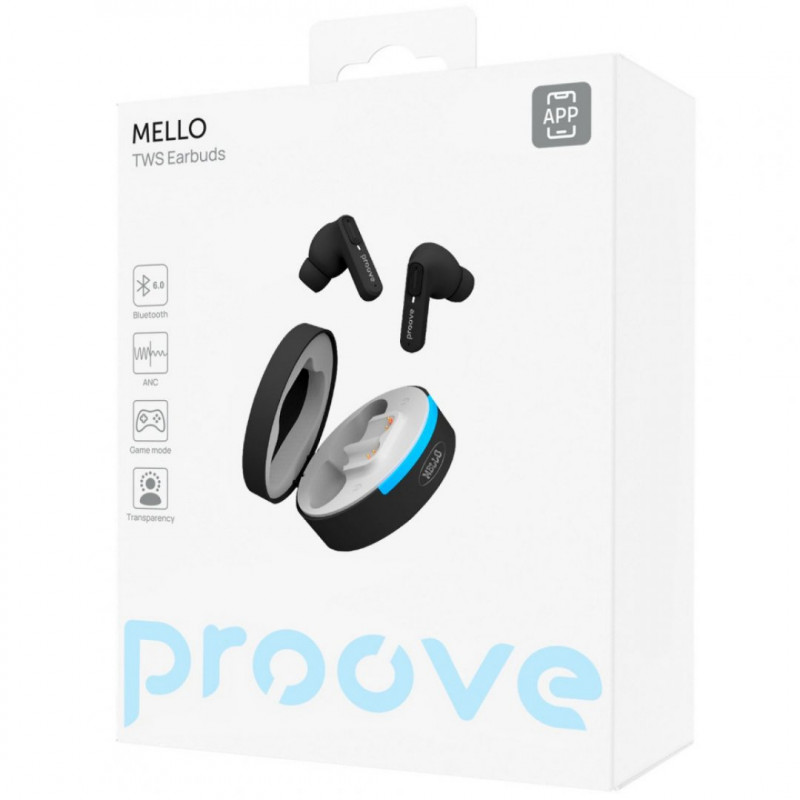 Беспроводные наушники Proove Mello TWS with ANC (APP) Cotton Candy (TWML0001AP24)