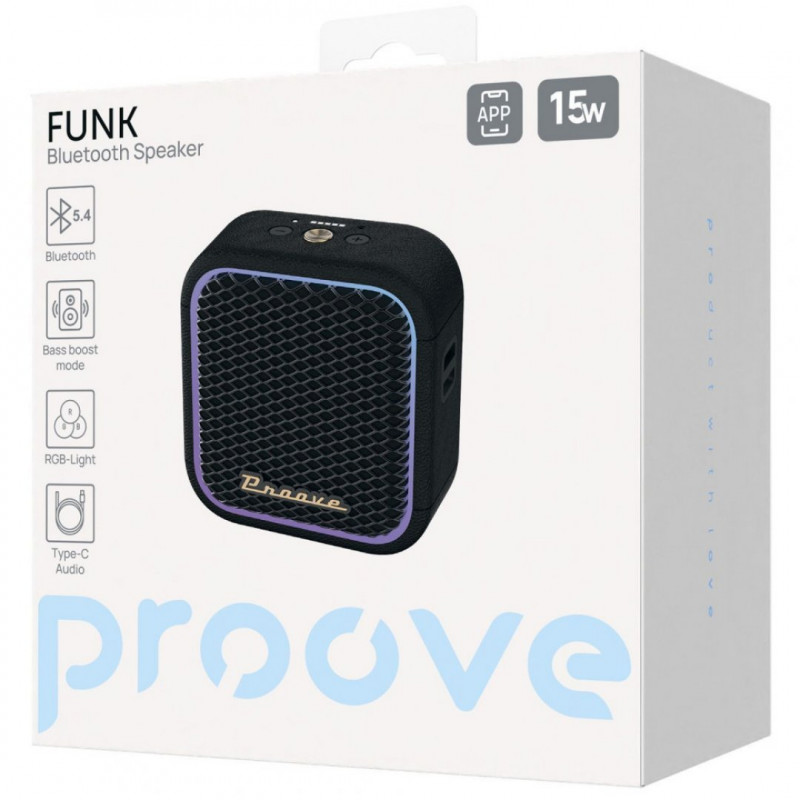 Портативна акустика Proove Funk 15W (APP) Beige/Gold (PSFN1501AP22)