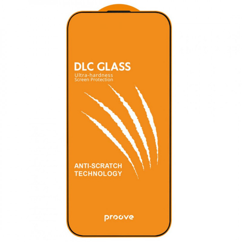 Защитное стекло Proove DLC для iPhone 14 Pro Max/15 Plus/16 Plus Black (PGDLCI14PM01)