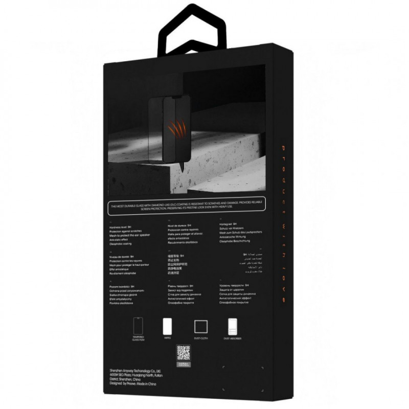 Защитное стекло Proove DLC для iPhone 16 Pro Max Black (PGDLCI16PM01)