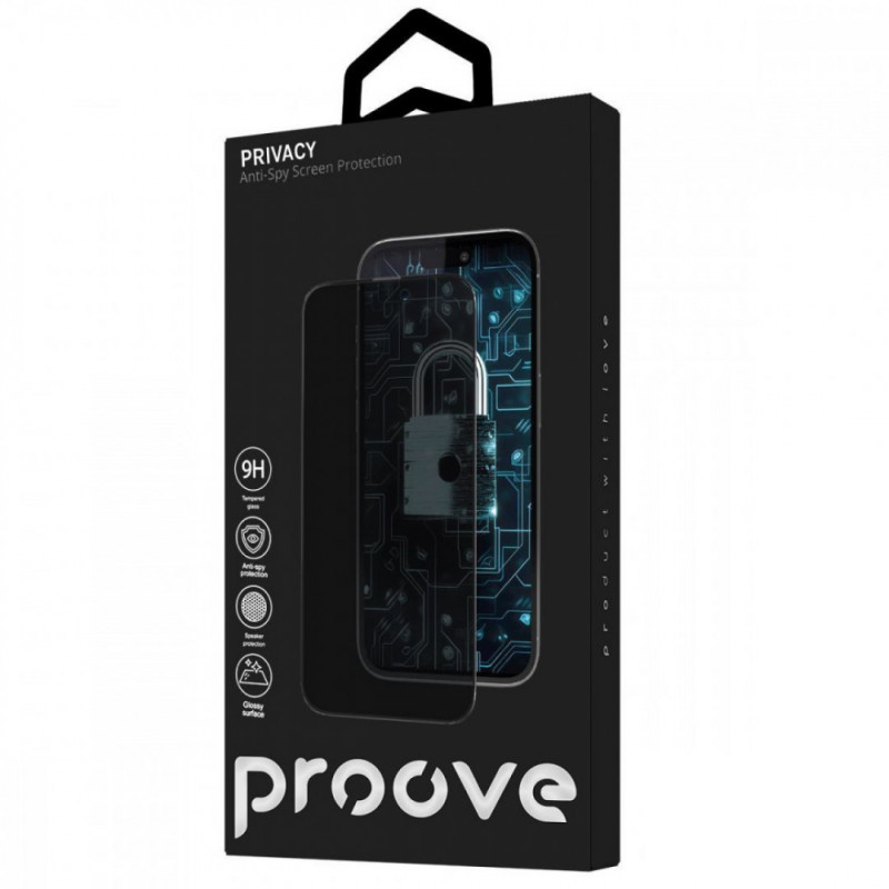Защитное стекло Proove Privacy для iPhone Xr/11 Black (PGPPRI110001)