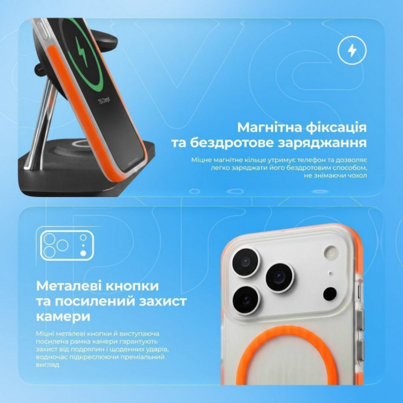 Чехол Proove Astro Case with Magnetic Ring для iPhone 15 Pro Max Mint (PCASIP15PM09)