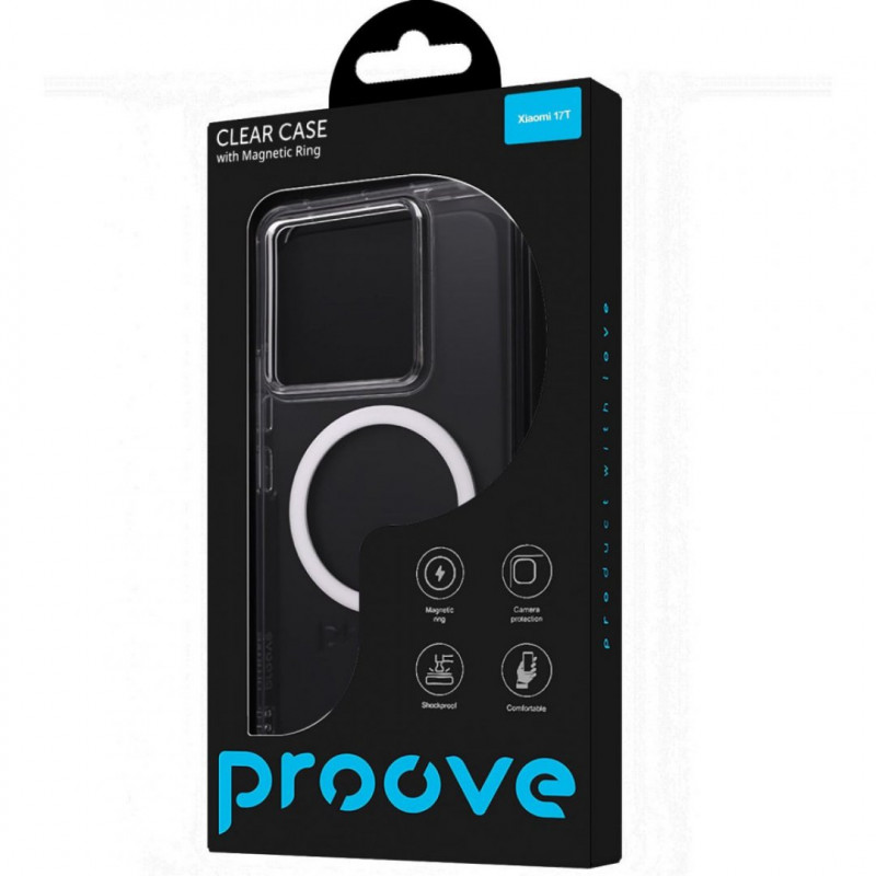 Чехол Proove Clear Case with Magnetic Ring для Xiaomi 17T (PCCLX0T01701)