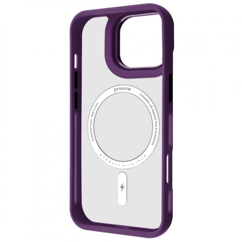 Чохол Proove Clear Essence Case with Magnetic Ring для iPhone 16 Pro Max Midnight Blue (PCCEIP16PM08)