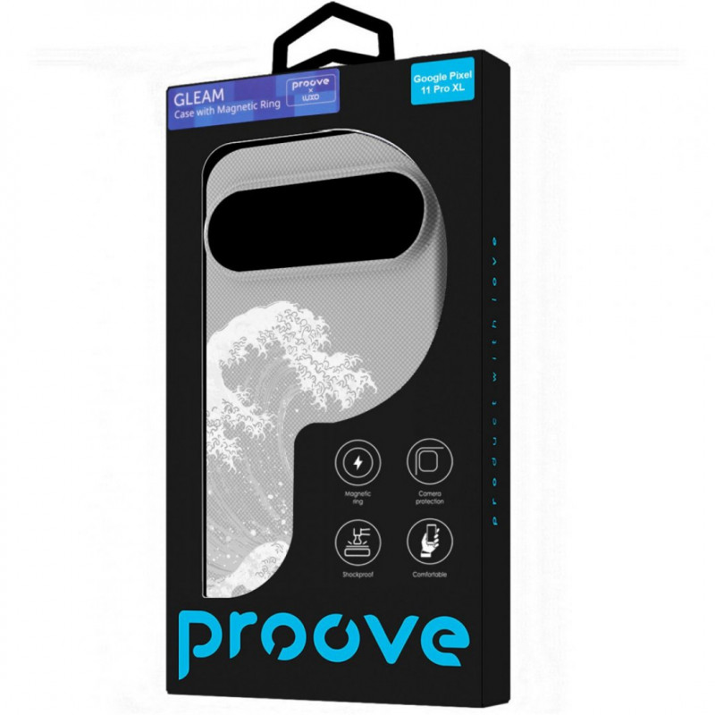 Чехол Proove Gleam Case with Magnetic Ring для Google Pixel 11 Pro XL Silver Storm (PCGCGPGX1169)
