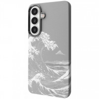 Чехол Proove Gleam Case with Magnetic Ring для Samsung Galaxy S26 White Waves (PCGCSGS02670)