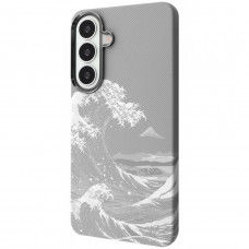 Чехол Proove Gleam Case with Magnetic Ring для Samsung Galaxy S26 Plus White Waves (PCGCSGSP2670)