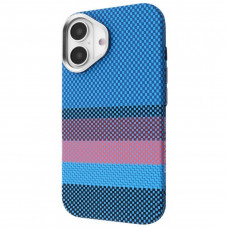 Чехол Proove Gleam Case with Magnetic Ring для iPhone 16 Blue Borders (PCGCIP160063)