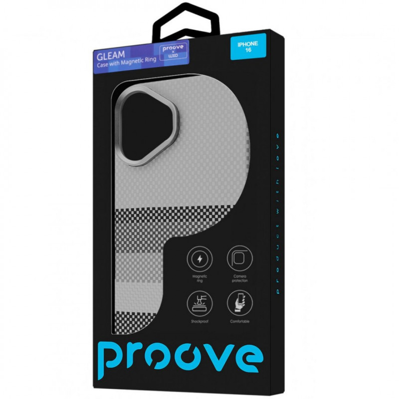 Чохол Proove Gleam Case with Magnetic Ring для iPhone 16 Blue Sunset (PCGCIP160A4)