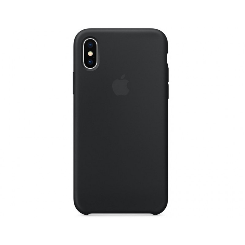 Силіконова накладка для iPhone X/XS Silicone Case Black