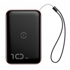 Внешний аккумулятор Baseus Mini S Bracket Wireless 10000 mAh Black/Red (PPXFF10W-19)