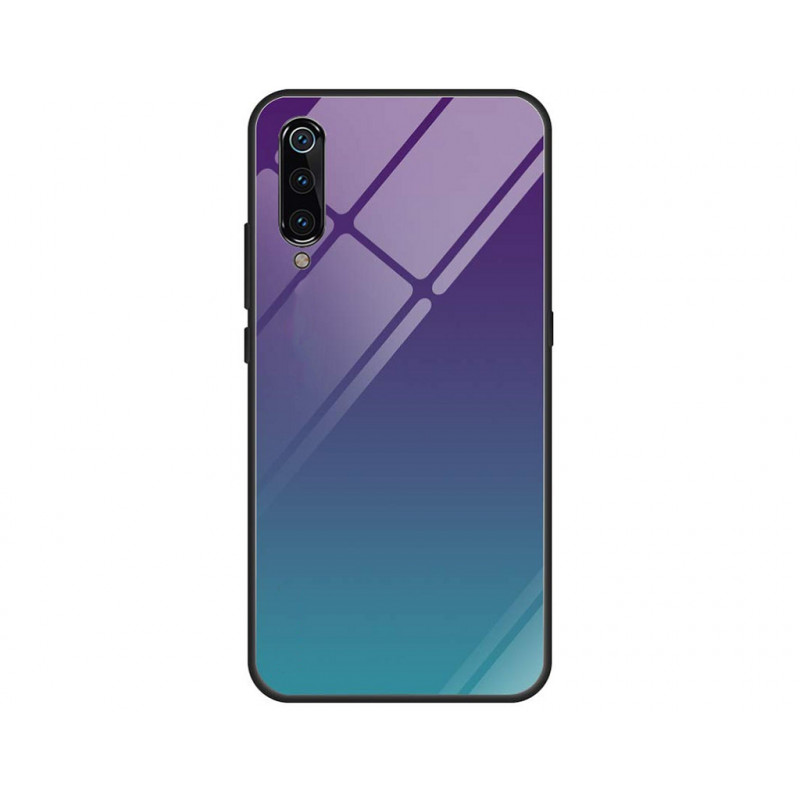 Силіконова накладка Gradient Glass для Xiaomi Mi 9 Violet