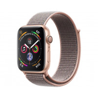 Apple Watch Series 4 GPS 40mm Gold Aluminum Case with Pink Sand Sport Loop (MU692)