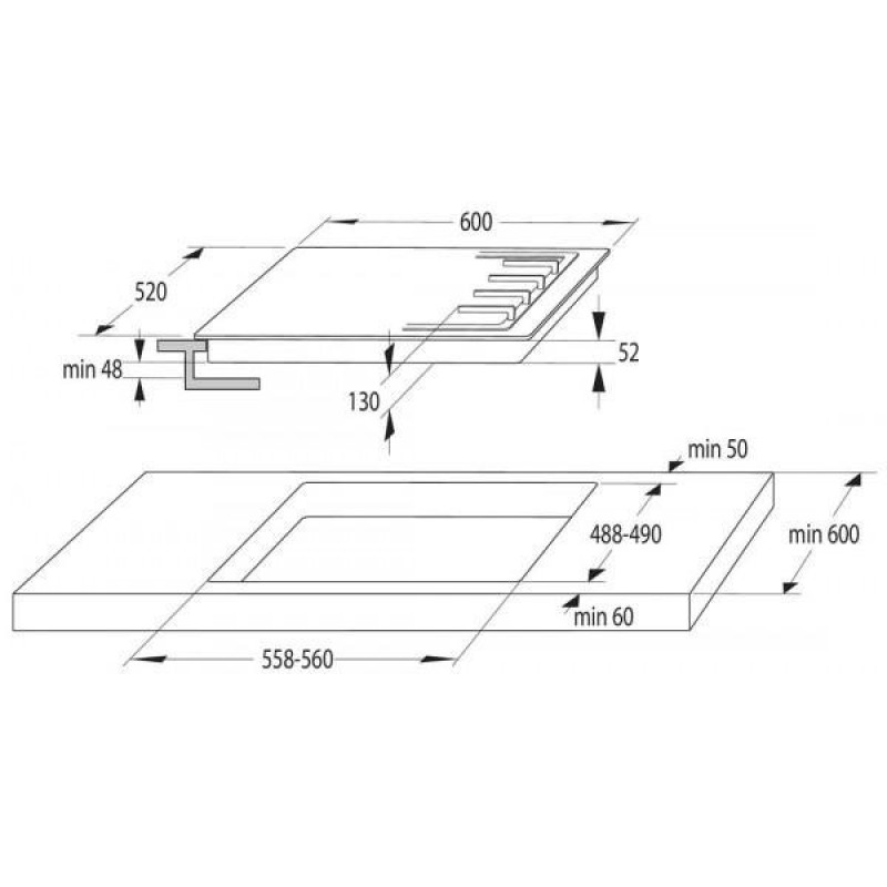 Варочная поверхность Gorenje G640EW