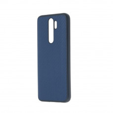 Накладка карбонова Kevlar для Xiaomi Redmi Note 8 Pro Blue