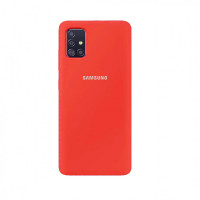 Силіконова накладка Silicone Case для Samsung A51 2020 A515 Coral