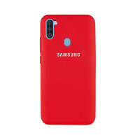 Силиконовая накладка Silicone Case для Samsung M11/A11 2020 Red