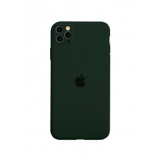 Силіконова накладка Silicone Case для iPhone 11 Pro Dark Green