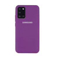 Силиконовая накладка Soft Silicone Case для Samsung A31/A315 2020 Violet