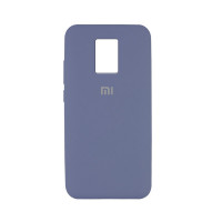 Силіконова накладка Silicone Case для Xiaomi Redmi Note 9 Pro/ Note 9S Grey