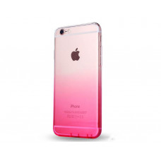 Силиконовая накладка iPhone 6/6S Gradient Pink/White
