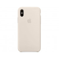 Силиконовая накладка Silicone Case для iPhone XS Max Beige