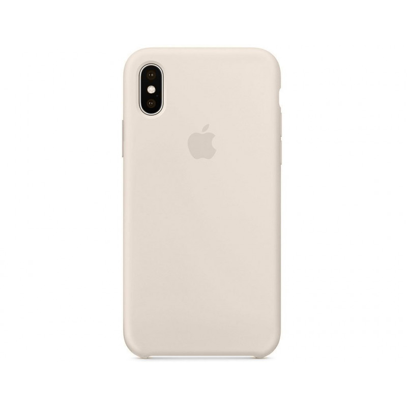 Силіконова накладка Silicone Case для iPhone XS Max Beige