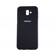 Силіконова накладка Silicone Case для Samsung J6 2018 J600 Black