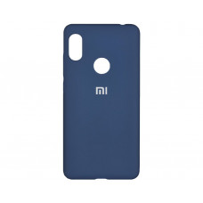 Силіконова накладка Silicone Case для Xiaomi Redmi Note 7 Navy blue
