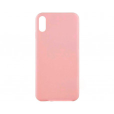 Силіконова накладка Inavi Simple Color для iPhone XS Peach
