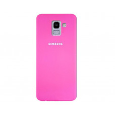 Силіконова накладка Silicone Case для Samsung J6 2018 J600 Crimson