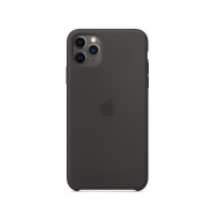Силіконова накладка Silicone Case для iPhone 11 Pro Max Black