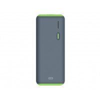 Зовнішній Акумулятор Ergo LI-S86 12500 mAh Rubber Grey