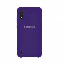 Силіконова накладка Silicone Case для Samsung A01 2020 A015 Violet