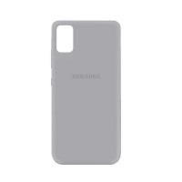 Силиконовая накладка Silicone Case для Samsung A41 2020 A415 Grey