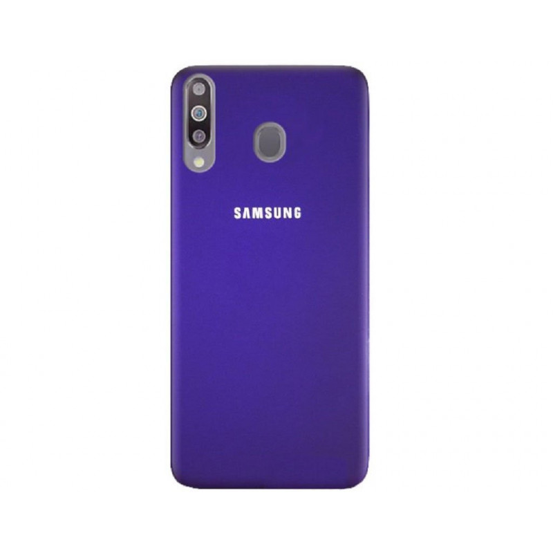 Силиконовая накладка Silicone Case для Samsung M30 2019 M305 Violet