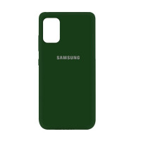 Силиконовая накладка Soft Silicone Case для Samsung A31/A315 2020 Dark Green