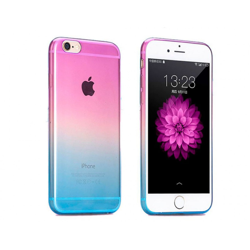 Силіконова накладка iPhone 5/5S Gradient Blue/Purple