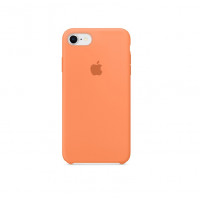Силиконовая накладка Silicone Case для iPhone 7/8 Papaya