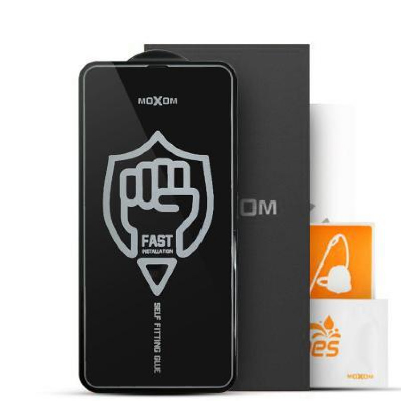 Захисне скло Moxom FS для iPhone XS Max/11 Pro Max Black